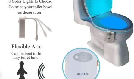 Bathroom Night Light With Sensor
